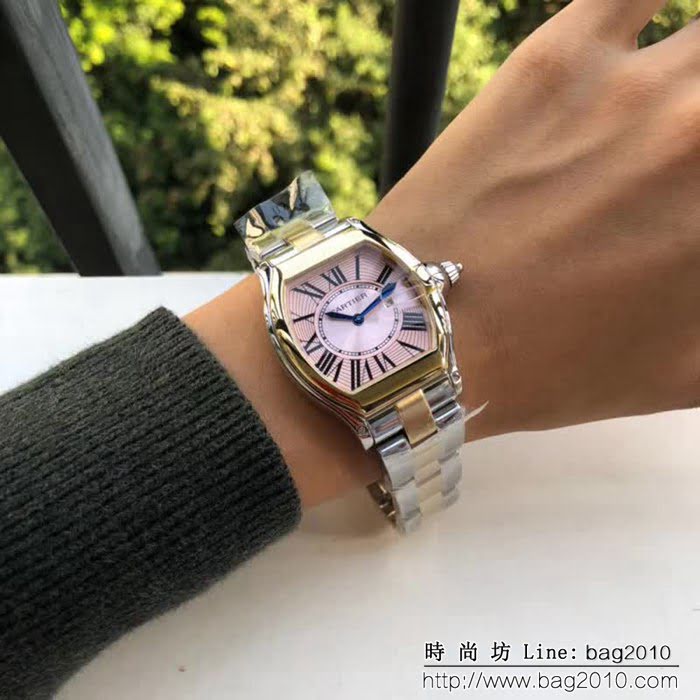 CARTIER卡地亞 車頭燈系列 時尚潮流女士腕表 WSS1441